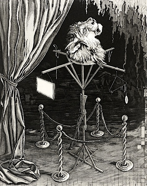 David O'Kane: The Pedestal,â€¨ 2011
Radierung, Papierformat 70 x 53 cm, a.p. 1/6